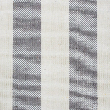 SCHUMACHER  DOWN TO EARTH TEXTURED WALLCOVERING LINEN STRIPE   GREY   - 5010252