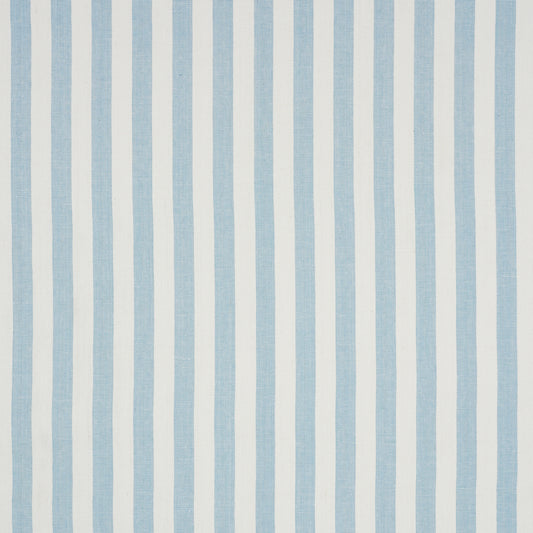 SCHUMACHER  DOWN TO EARTH TEXTURED WALLCOVERING LINEN STRIPE   SKY   - 5010253