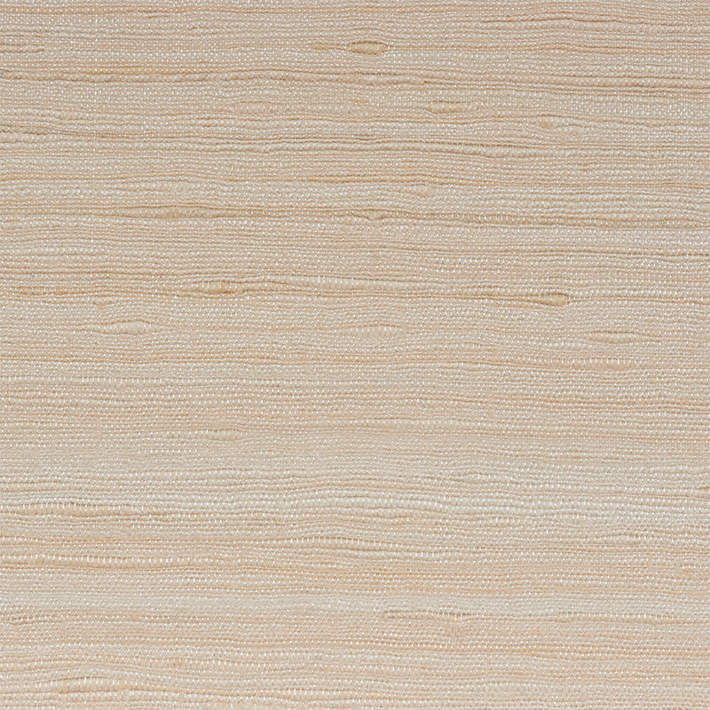 Light pearl wallcovering with a silk-strie textured surface and subtle horizontal pattern.