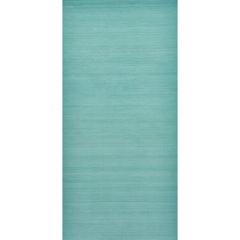 SCHUMACHER  DOWN TO EARTH TEXTURED WALLCOVERING SILK STRIE   AQUA   - 5010273