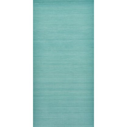 SCHUMACHER  DOWN TO EARTH TEXTURED WALLCOVERING SILK STRIE   AQUA   - 5010273