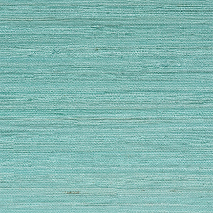 SCHUMACHER  DOWN TO EARTH TEXTURED WALLCOVERING SILK STRIE   AQUA   - 5010273