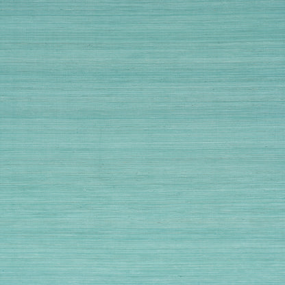 SCHUMACHER  DOWN TO EARTH TEXTURED WALLCOVERING SILK STRIE   AQUA   - 5010273