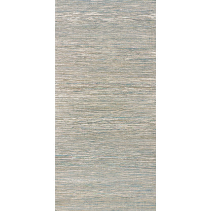 SCHUMACHER WALLCOVERING  DOWN TO EARTH TEXTURED WALLCOVERING METALLIZED FLAX   PEACOCK   - 5010280