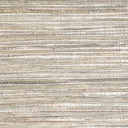 SCHUMACHER  DOWN TO EARTH TEXTURED WALLCOVERING METALLIZED FLAX   SAGE   - 5010281