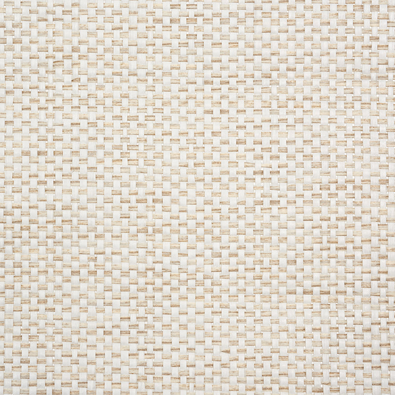 SCHUMACHER WALLCOVERING  DOWN TO EARTH TEXTURED WALLCOVERING TONAL PAPERWEAVE   IVORY   - 5010290