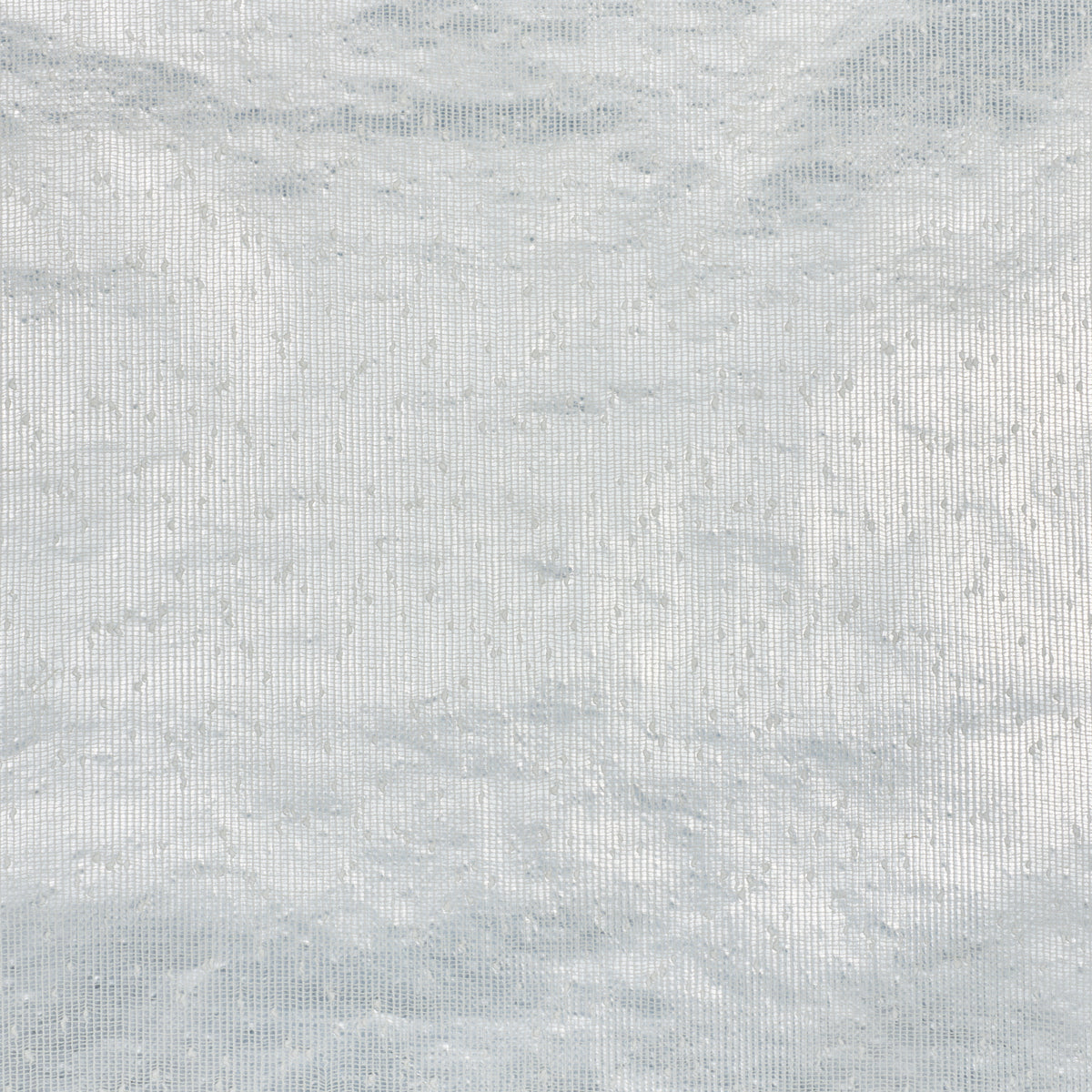 Close-up of textured open linen-weave wallcovering in silver, showing a subtle woven pattern.