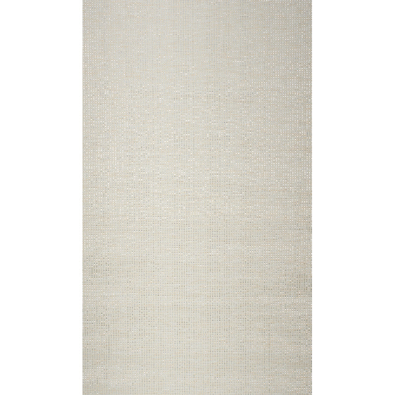 SCHUMACHER  DOWN TO EARTH TEXTURED WALLCOVERING METAL PAPERWEAVE   IVORY   - 5010311