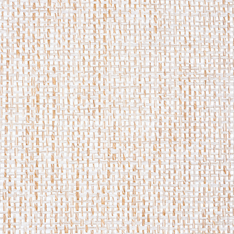 SCHUMACHER WALLCOVERING  DOWN TO EARTH TEXTURED WALLCOVERING OPEN PAPERWEAVE SHIMMER   PLATINUM   - 5010330