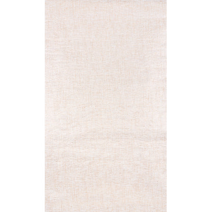 Beige linen-textured wallcovering with a subtle woven pattern; warm neutral color with copper shimmer.