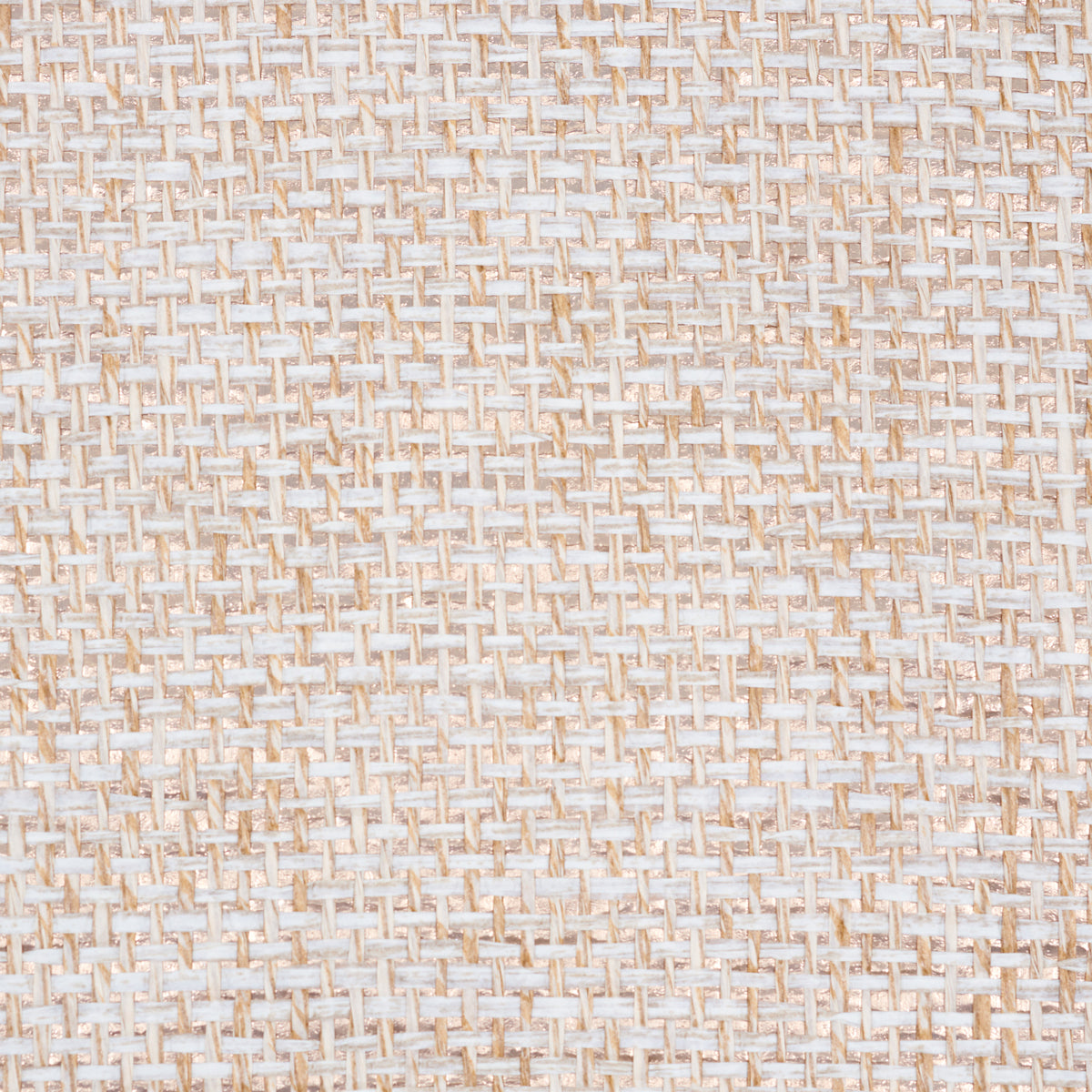 Copper-toned textured wallcovering with open paperweave pattern and subtle shimmer.