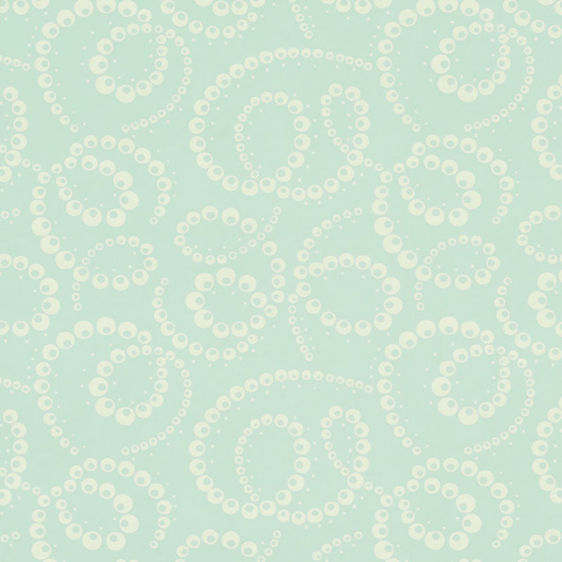 SCHUMACHER  WALLFLOWERS DORIAN   SEAFOAM   - 5010362