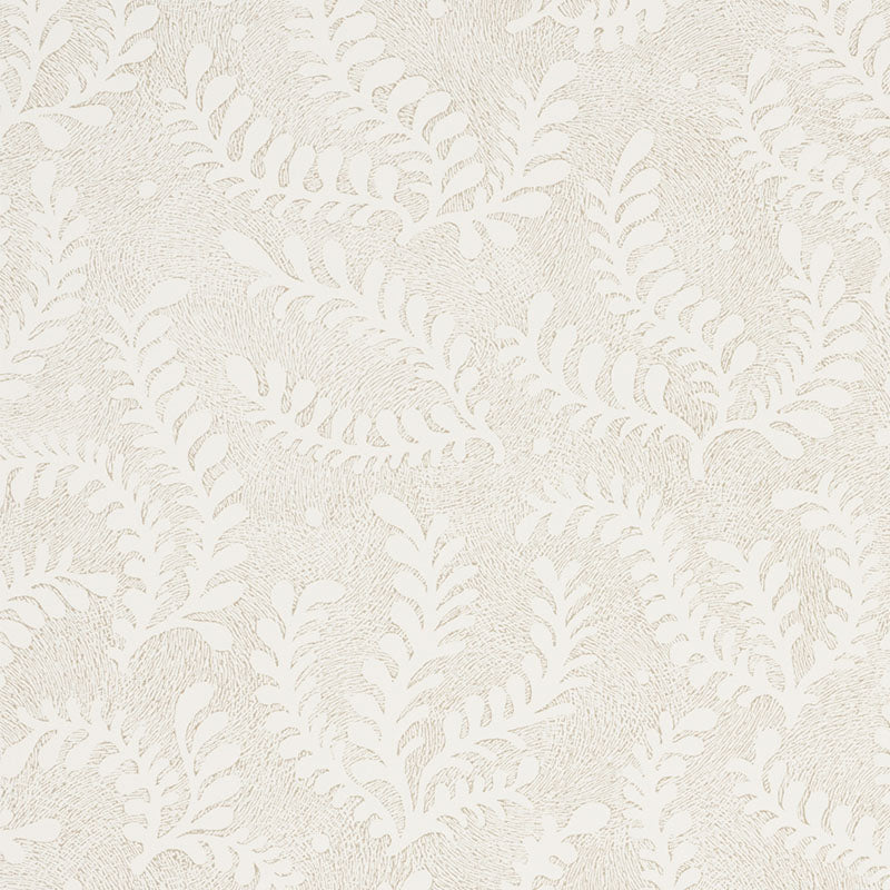 SCHUMACHER  WALLFLOWERS ETCHED FERN   NATURAL   - 5010380