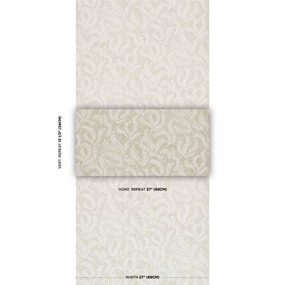 SCHUMACHER  PERENNIAL FAVORITES ETCHED FERN   Green   - 5010383