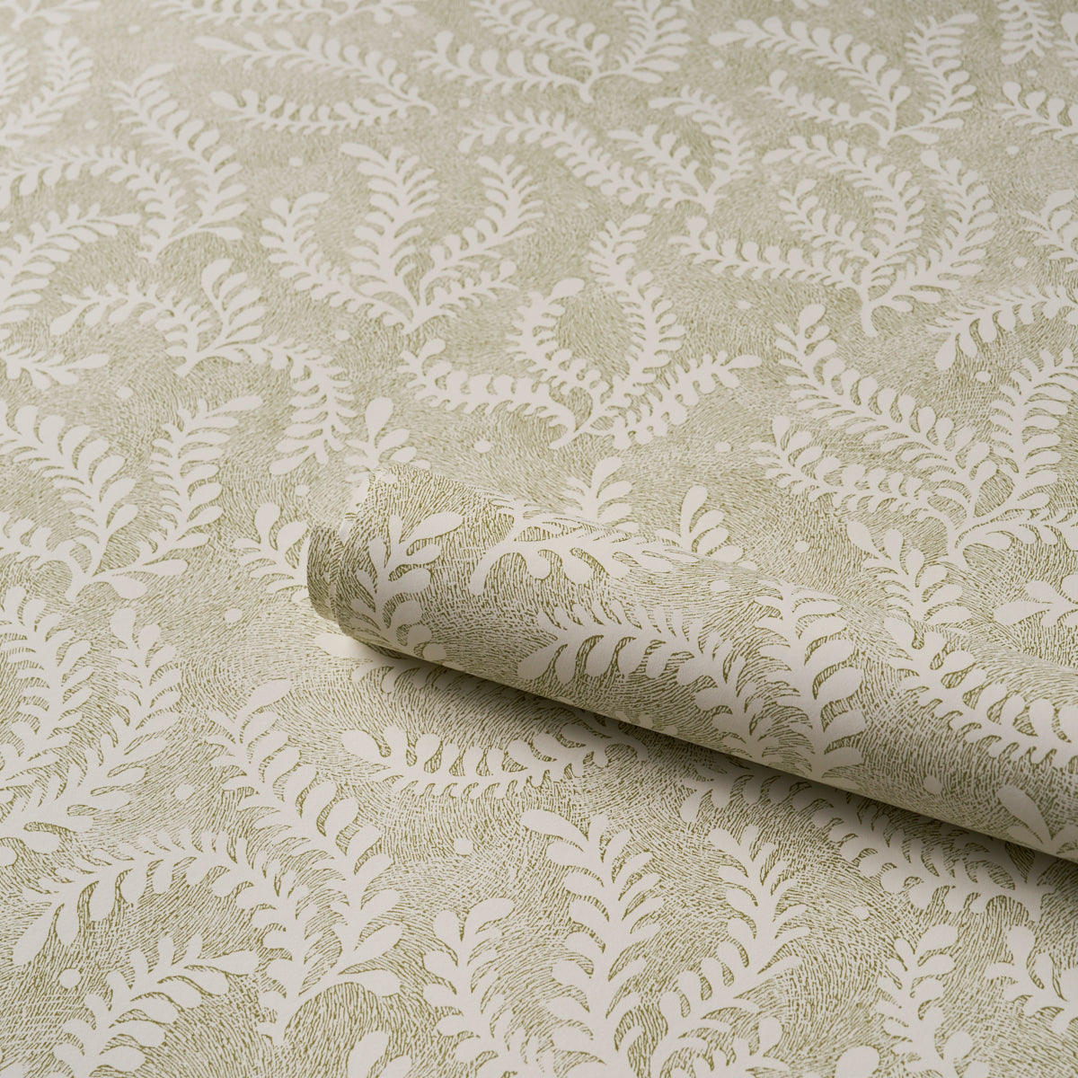 SCHUMACHER  PERENNIAL FAVORITES ETCHED FERN   Green   - 5010383