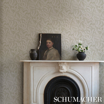 SCHUMACHER  PERENNIAL FAVORITES ETCHED FERN   Green   - 5010383