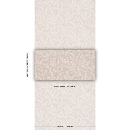 SCHUMACHER  PERENNIAL FAVORITES ETCHED FERN   Brown   - 5010385