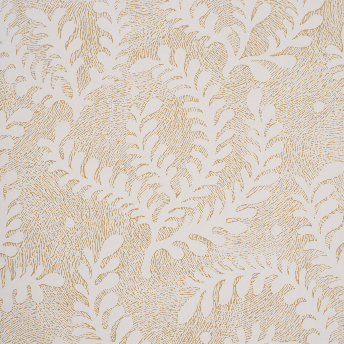 SCHUMACHER  PERENNIAL FAVORITES ETCHED FERN   Ochre   - 5010386