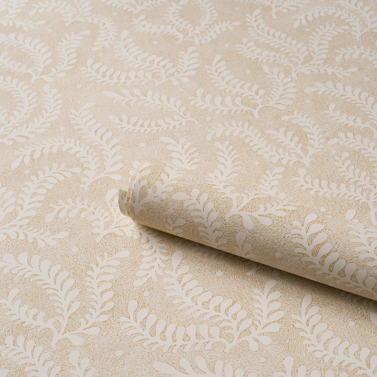 SCHUMACHER  PERENNIAL FAVORITES ETCHED FERN   Ochre   - 5010386