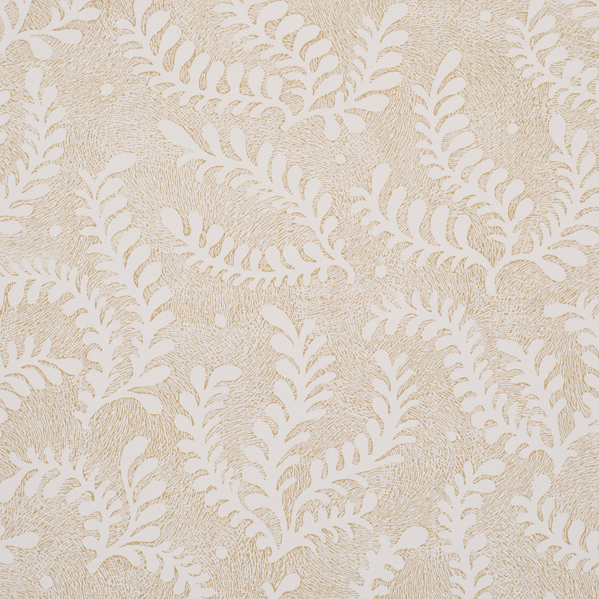 SCHUMACHER  PERENNIAL FAVORITES ETCHED FERN   Ochre   - 5010386