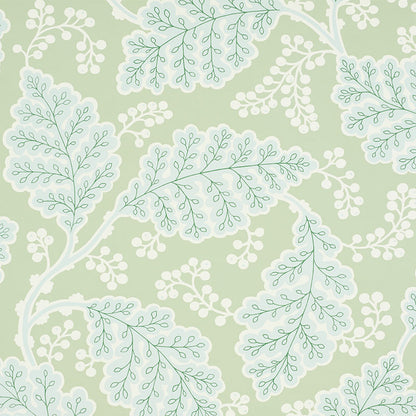 SCHUMACHER WALLCOVERING  WALLFLOWERS ESTELLE   GREEN   - 5010392