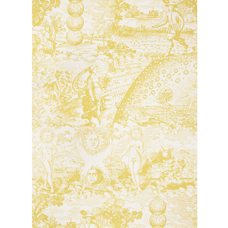 SCHUMACHER  JOHNSON HARTIG MODERN TOILE   YELLOW   - 5010422
