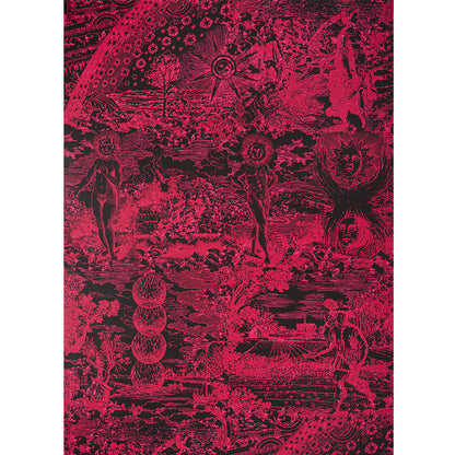 SCHUMACHER  JOHNSON HARTIG MODERN TOILE   PINK , BLACK   - 5010423