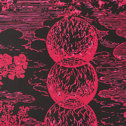 SCHUMACHER  JOHNSON HARTIG MODERN TOILE   PINK , BLACK   - 5010423