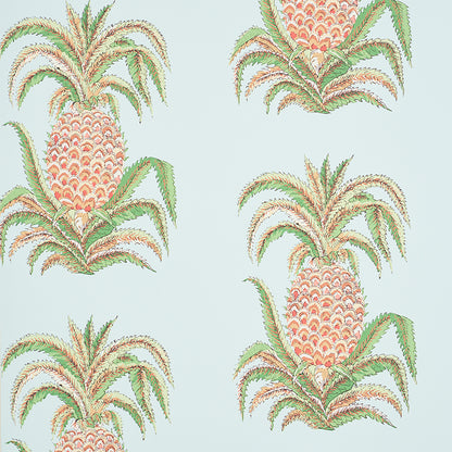 SCHUMACHER WALLCOVERING  SIGNATURE SCHUMACHER WALLCOVERING PINEAPPLES   SKY   - 5010450