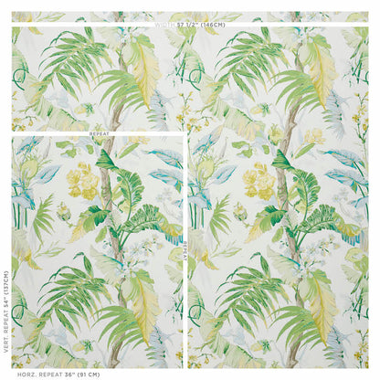 SCHUMACHER WALLCOVERING  SIGNATURE SCHUMACHER WALLCOVERING TROPIQUE   CITRON   - 5010480