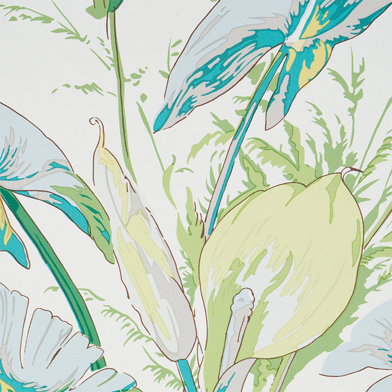 SCHUMACHER WALLCOVERING  SIGNATURE SCHUMACHER WALLCOVERING TROPIQUE   CITRON   - 5010480