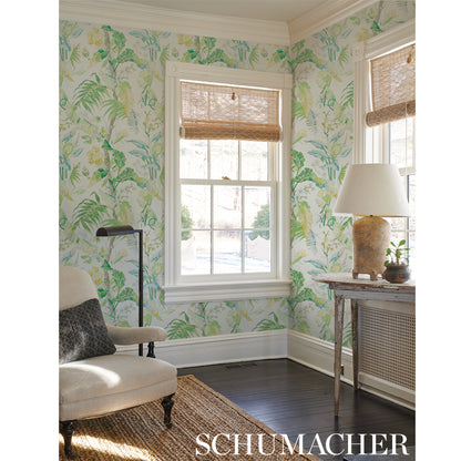 SCHUMACHER WALLCOVERING  SIGNATURE SCHUMACHER WALLCOVERING TROPIQUE   CITRON   - 5010480
