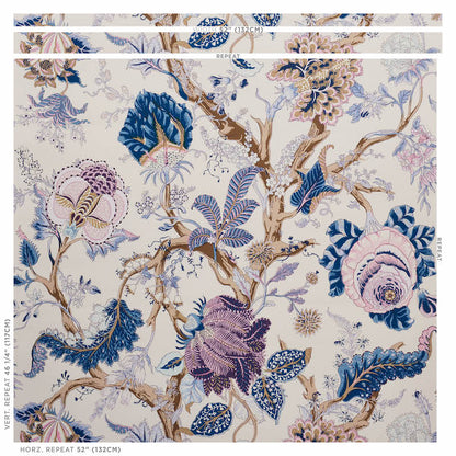 SCHUMACHER WALLCOVERING  SIGNATURE SCHUMACHER WALLCOVERING INDIAN ARBRE   HYACINTH   - 5010490