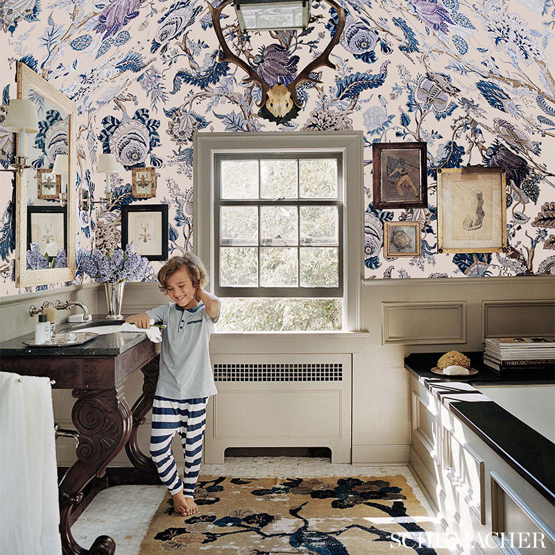 SCHUMACHER WALLCOVERING  SIGNATURE SCHUMACHER WALLCOVERING INDIAN ARBRE   HYACINTH   - 5010490