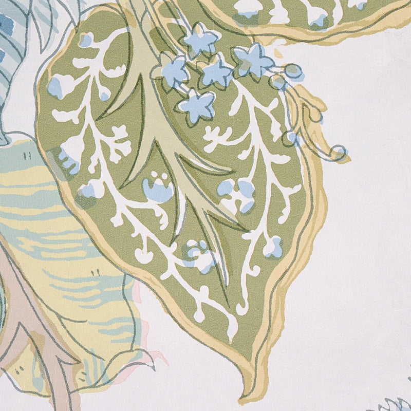 SCHUMACHER WALLCOVERING  PERENNIAL FAVORITES INDIAN ARBRE   SOFT GREEN   - 5010493