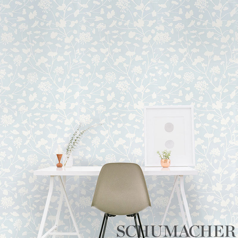SCHUMACHER WALLCOVERING  STEP LIVELY PENNICK   SKY   - 5010540