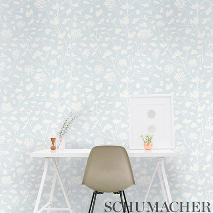 SCHUMACHER WALLCOVERING  STEP LIVELY PENNICK   SKY   - 5010540