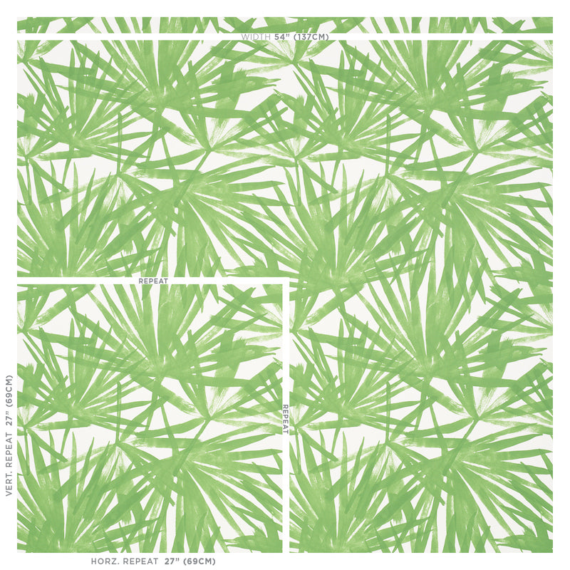 SCHUMACHER  TROPICANA SUNLIT PALM   GREEN   - 5010560