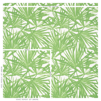 SCHUMACHER  TROPICANA SUNLIT PALM   GREEN   - 5010560