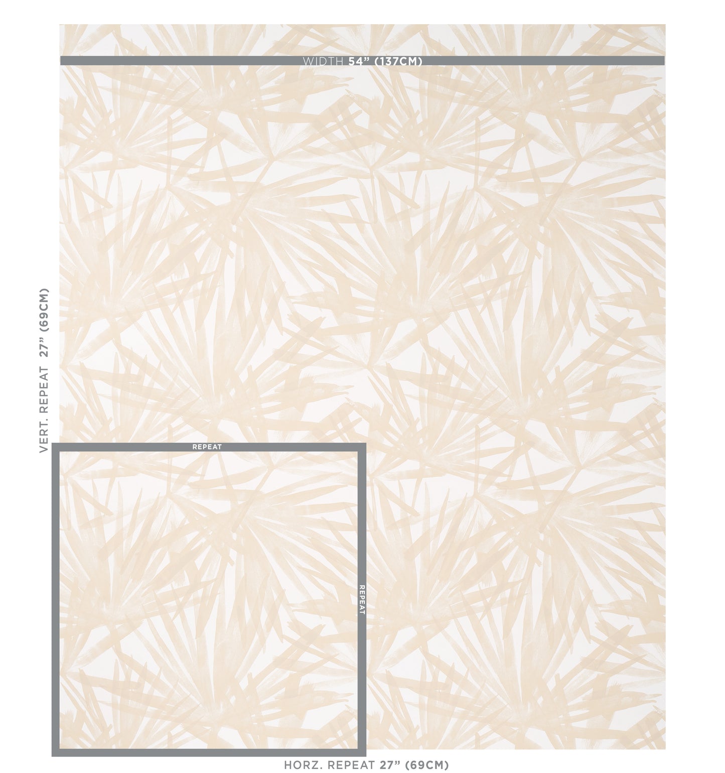 SCHUMACHER  NATURA SUNLIT PALM   S,   - 5010563