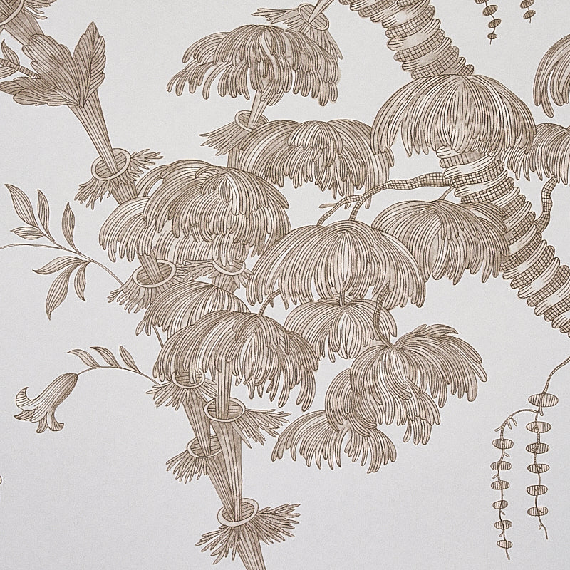 SCHUMACHER WALLCOVERING  SIGNATURE SCHUMACHER WALLCOVERING SAN CRISTOBAL TOILE   COCOA   - 5010621