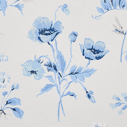 SCHUMACHER WALLCOVERING  SIGNATURE SCHUMACHER WALLCOVERING FLOREANA   BLUE   - 5010681