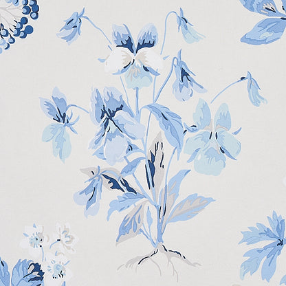 SCHUMACHER WALLCOVERING  SIGNATURE SCHUMACHER WALLCOVERING FLOREANA   BLUE   - 5010681