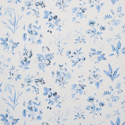 SCHUMACHER WALLCOVERING  SIGNATURE SCHUMACHER WALLCOVERING FLOREANA   BLUE   - 5010681