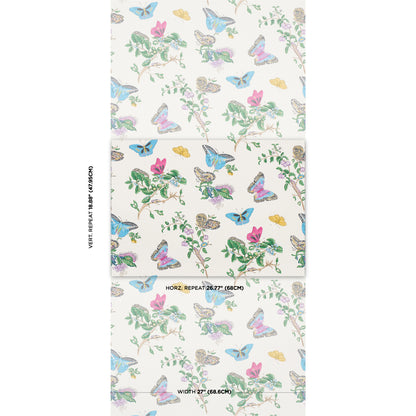 SCHUMACHER  SIGNATURE SCHUMACHER BAUDIN BUTTERFLY   TURQUOISE   - 5010691