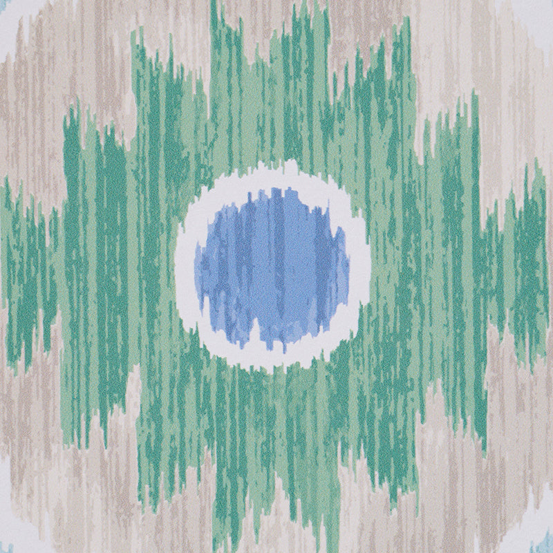 SCHUMACHER  NEW TRADITIONAL II ELIZIA IKAT   GREEN , BLUE   - 5010710