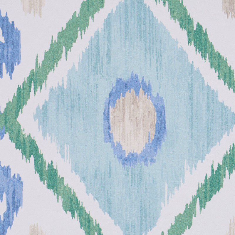 SCHUMACHER  NEW TRADITIONAL II ELIZIA IKAT   GREEN , BLUE   - 5010710