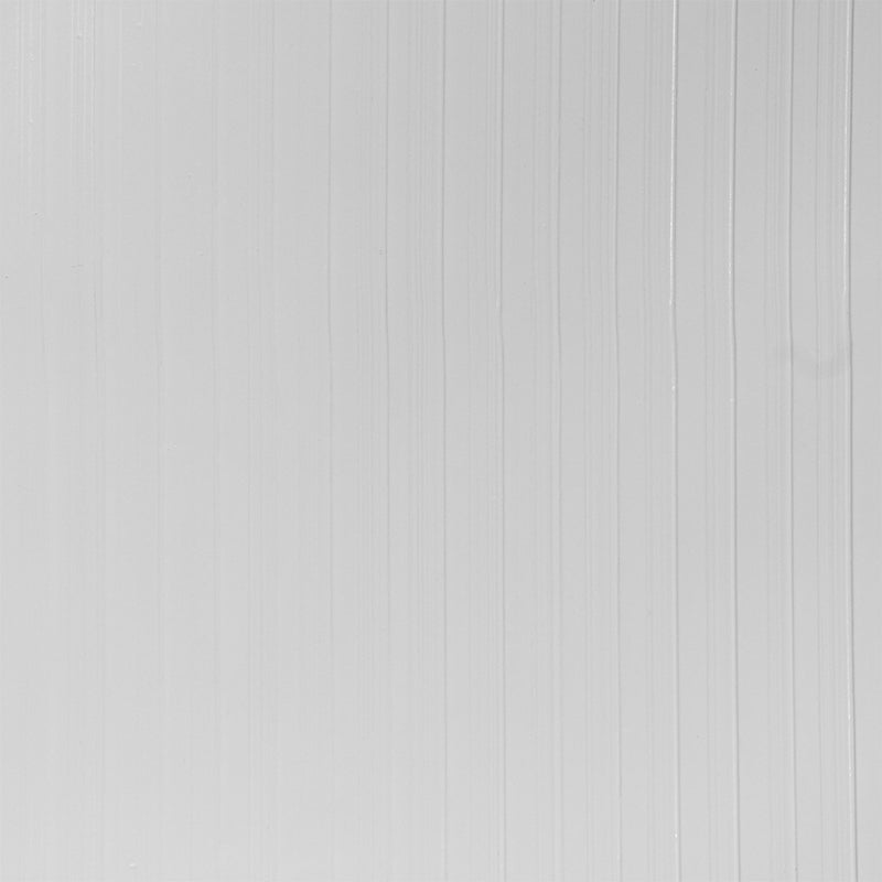 Close-up of white textured wallcovering with a subtle pattern.