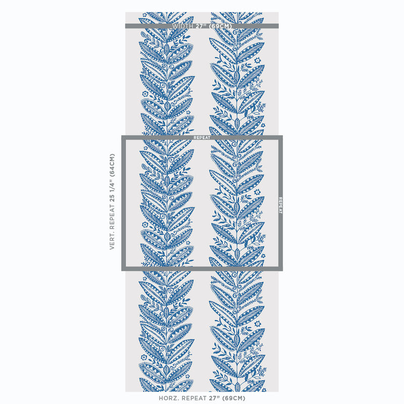 SCHUMACHER  SCANDINAVIAN MODERN ELAND   Blue   - 5010831