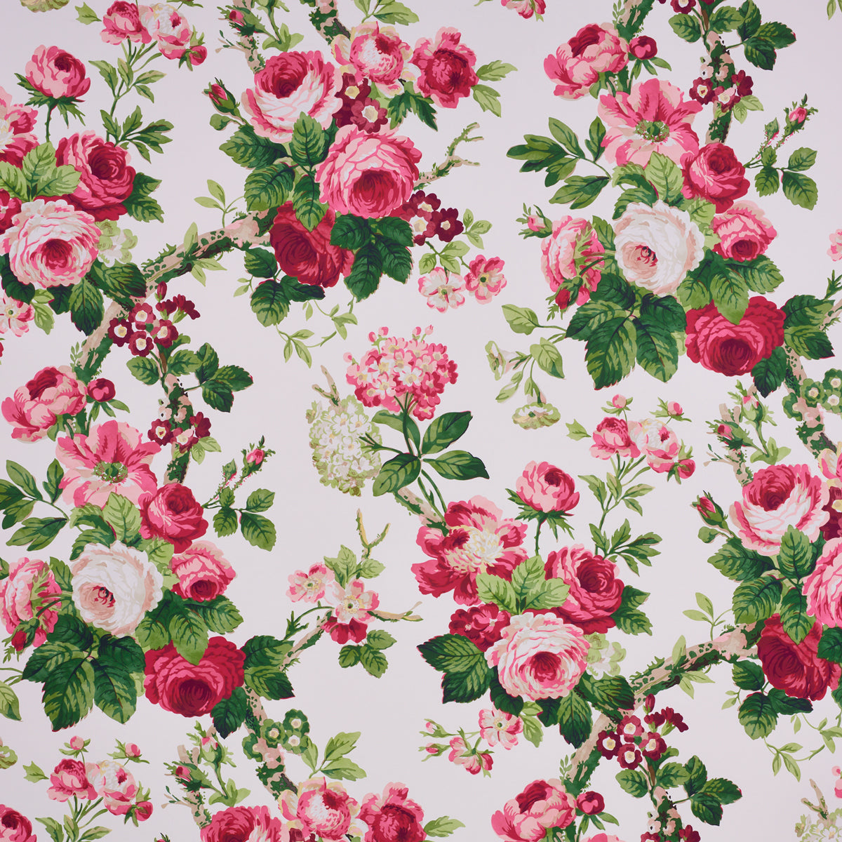SCHUMACHER  COUNTRY CHIC NANCY FLORAL   ROSE   - 5010840
